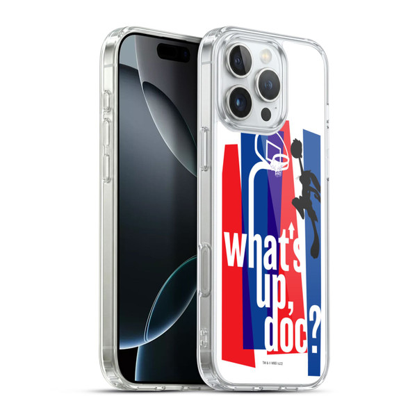 Space Jam (1996) Graphics What's Up Doc? Soft Gel Case for Apple iPhone 16 Pro Max & MagSafe