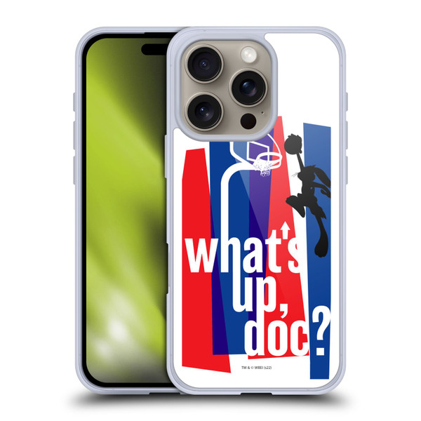 Space Jam (1996) Graphics What's Up Doc? Soft Gel Case for Apple iPhone 16 Pro