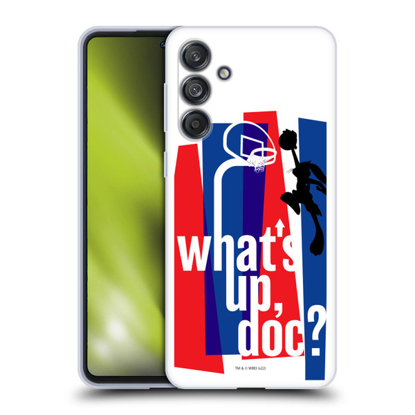 Space Jam (1996) Graphics What's Up Doc? Soft Gel Case for Samsung Galaxy M55 5G