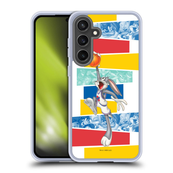Space Jam (1996) Graphics Bugs Bunny Soft Gel Case for Samsung Galaxy S24 FE