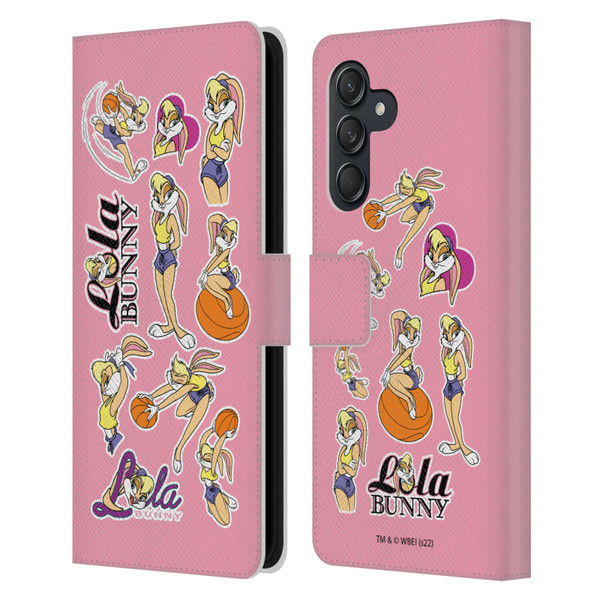 Space Jam (1996) Graphics Lola Bunny Leather Book Wallet Case Cover For Samsung Galaxy M55 5G