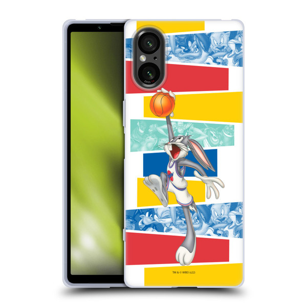 Space Jam (1996) Graphics Bugs Bunny Soft Gel Case for Sony Xperia 5 V 5G