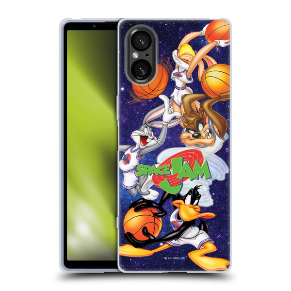 Space Jam (1996) Graphics Poster Soft Gel Case for Sony Xperia 5 V 5G