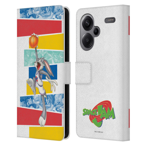 Space Jam (1996) Graphics Bugs Bunny Leather Book Wallet Case Cover For Xiaomi Redmi Note 13 Pro Plus 5G