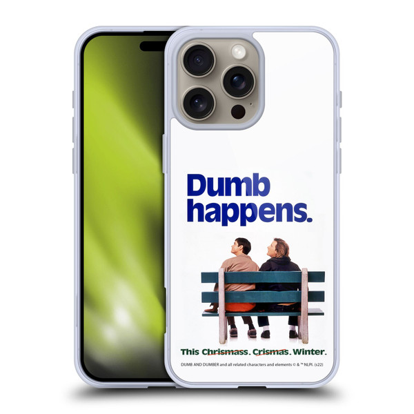 Dumb And Dumber Key Art Dumb Happens Soft Gel Case for Apple iPhone 16 Pro Max