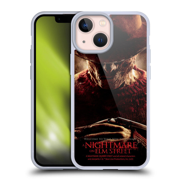 A Nightmare On Elm Street (2010) Graphics Freddy Key Art Soft Gel Case for Apple iPhone 13 Mini
