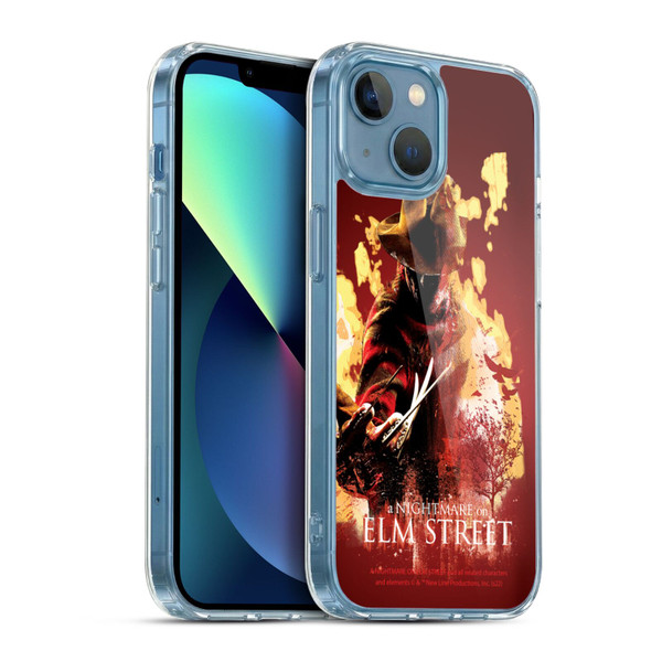 A Nightmare On Elm Street (2010) Graphics Freddy Nightmare Soft Gel Case for Apple iPhone 13 Mini & MagSafe