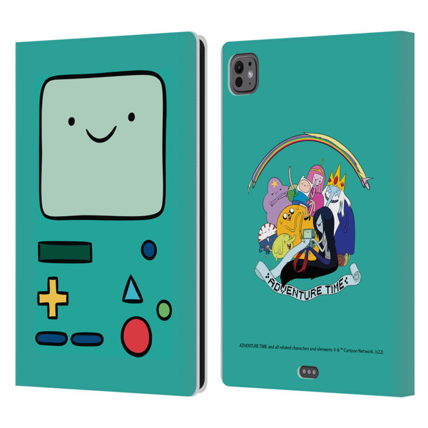Adventure Time Graphics BMO Leather Book Wallet Case Cover For Apple iPad Pro 11 M4 2024