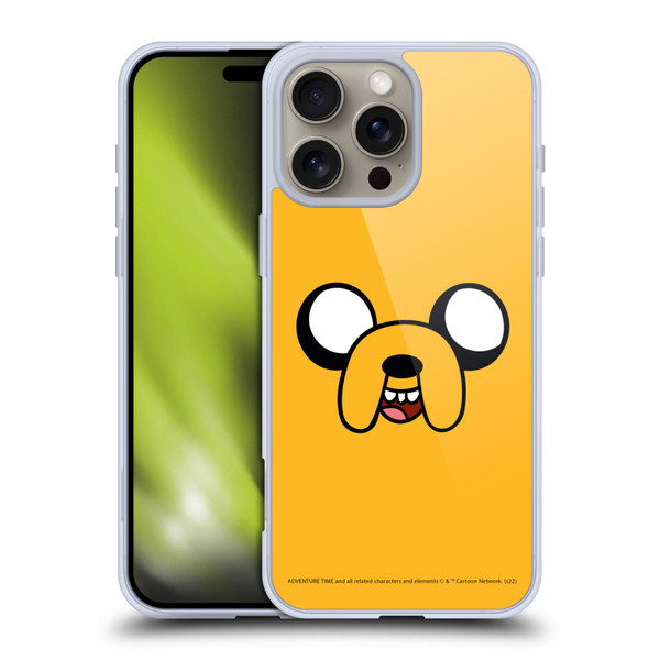 Adventure Time Graphics Jake The Dog Soft Gel Case for Apple iPhone 16 Pro Max