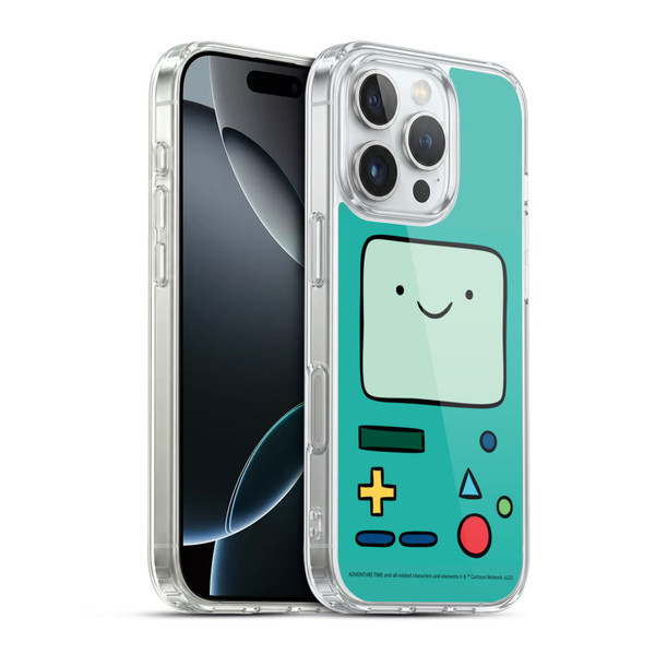 Adventure Time Graphics BMO Soft Gel Case for Apple iPhone 16 Pro & MagSafe