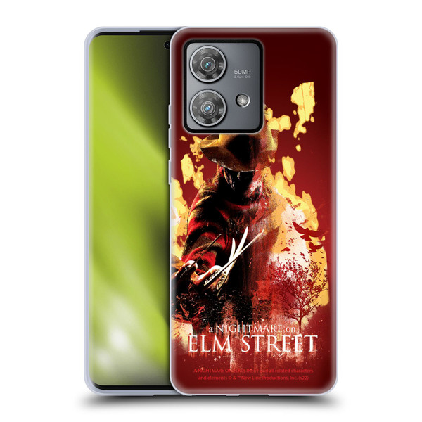 A Nightmare On Elm Street (2010) Graphics Freddy Nightmare Soft Gel Case for Motorola Edge 40 Neo 5G