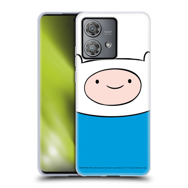 Adventure Time Graphics Finn The Human Soft Gel Case for Motorola Edge 40 Neo 5G
