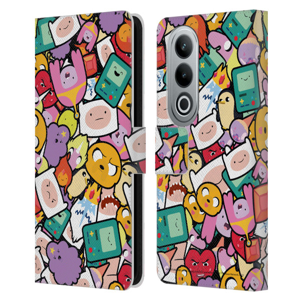 Adventure Time Graphics Pattern Leather Book Wallet Case Cover For OPPO OnePlus Ace 3V 5G