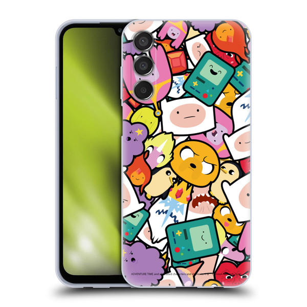 Adventure Time Graphics Pattern Soft Gel Case for Samsung Galaxy M15/F15 5G
