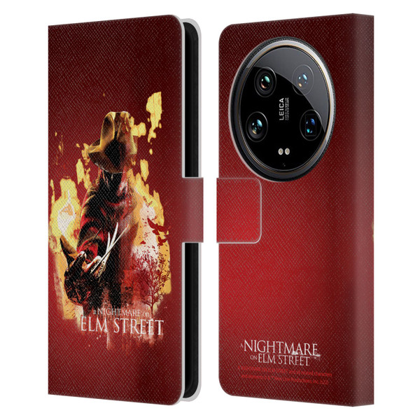 A Nightmare On Elm Street (2010) Graphics Freddy Nightmare Leather Book Wallet Case Cover For Xiaomi 14 Ultra