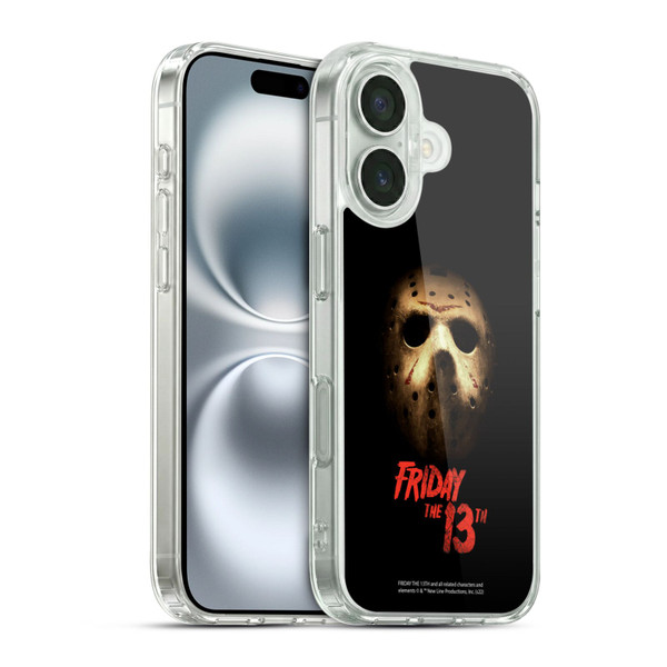 Friday the 13th 2009 Graphics Jason Voorhees Poster Soft Gel Case for Apple iPhone 16 & MagSafe