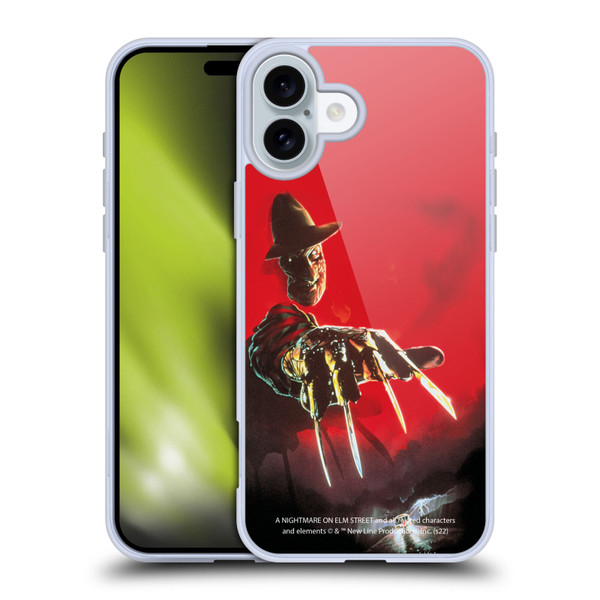 A Nightmare On Elm Street: Freddy's Dead Graphics Poster 2 Soft Gel Case for Apple iPhone 16 Plus