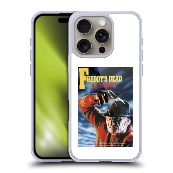 A Nightmare On Elm Street: Freddy's Dead Graphics Poster Soft Gel Case for Apple iPhone 16 Pro