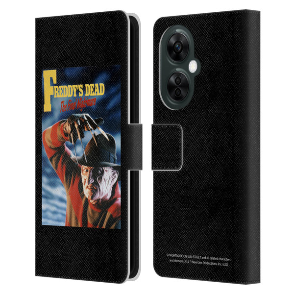 A Nightmare On Elm Street: Freddy's Dead Graphics Poster Leather Book Wallet Case Cover For OnePlus Nord CE 3 Lite 5G