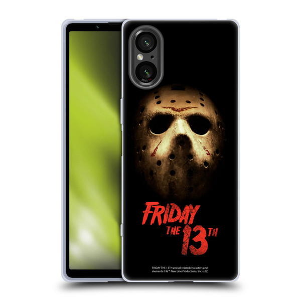 Friday the 13th 2009 Graphics Jason Voorhees Poster Soft Gel Case for Sony Xperia 5 V 5G