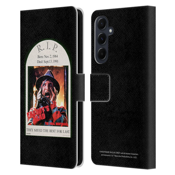 A Nightmare On Elm Street: Freddy's Dead Graphics The Final Nightmare Leather Book Wallet Case Cover For Samsung Galaxy A55 5G