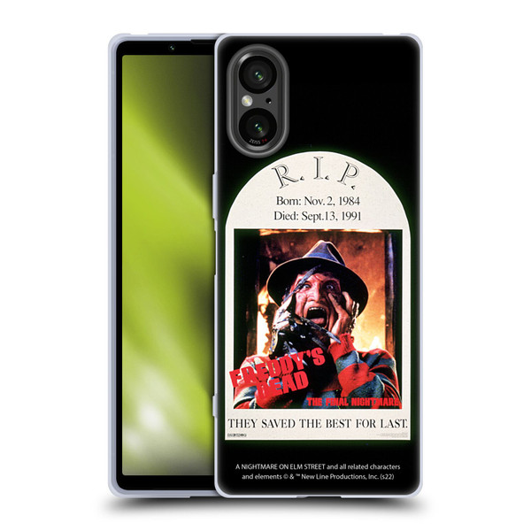 A Nightmare On Elm Street: Freddy's Dead Graphics The Final Nightmare Soft Gel Case for Sony Xperia 5 V 5G