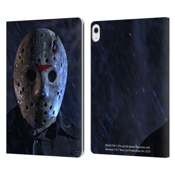 Friday the 13th: A New Beginning Graphics Jason Leather Book Wallet Case Cover For Apple iPad Air 13 2024
