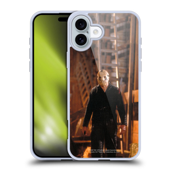 Friday the 13th: A New Beginning Graphics Jason Voorhees Soft Gel Case for Apple iPhone 16 Plus