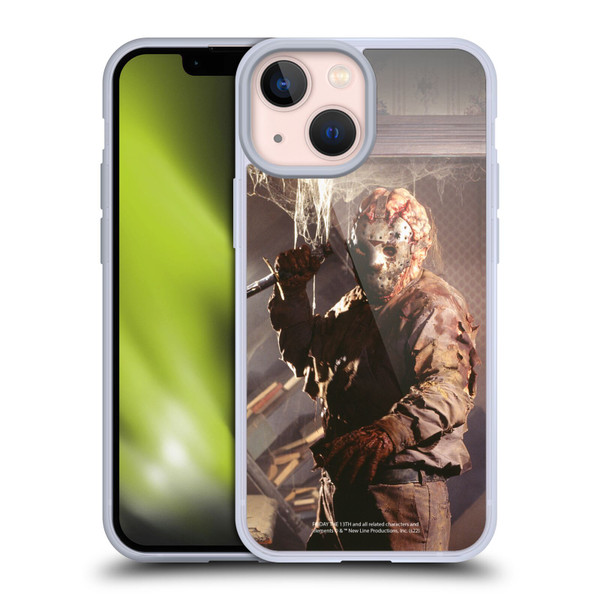Friday the 13th: Jason Goes To Hell Graphics Jason Voorhees 2 Soft Gel Case for Apple iPhone 13 Mini
