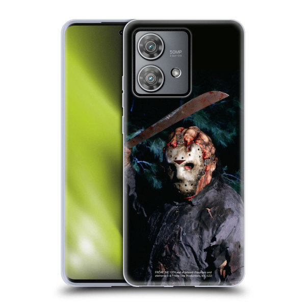 Friday the 13th: Jason Goes To Hell Graphics Jason Voorhees Soft Gel Case for Motorola Edge 40 Neo 5G