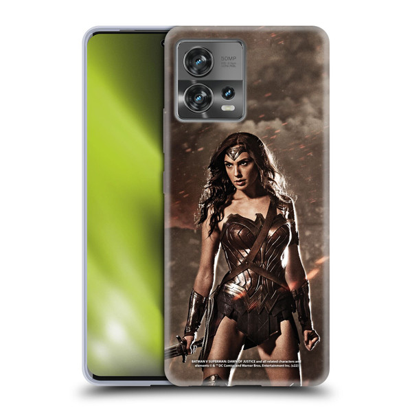 Batman V Superman: Dawn of Justice Graphics Wonder Woman Soft Gel Case for Motorola Moto Edge 30 Fusion