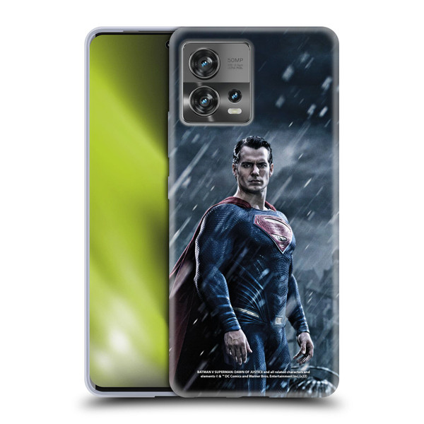 Batman V Superman: Dawn of Justice Graphics Superman Soft Gel Case for Motorola Moto Edge 30 Fusion