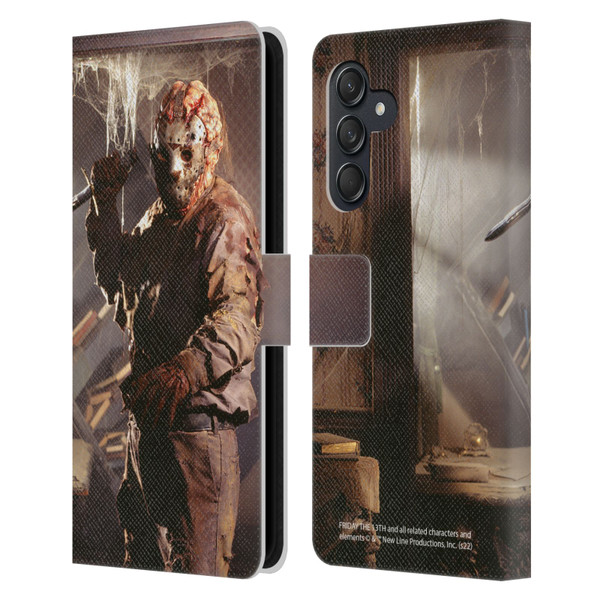 Friday the 13th: Jason Goes To Hell Graphics Jason Voorhees 2 Leather Book Wallet Case Cover For Samsung Galaxy M55 5G