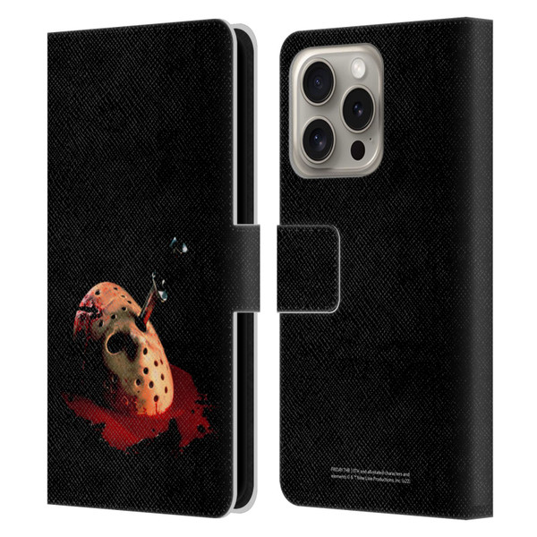Friday the 13th: The Final Chapter Key Art Poster Leather Book Wallet Case Cover For Apple iPhone 16 Pro