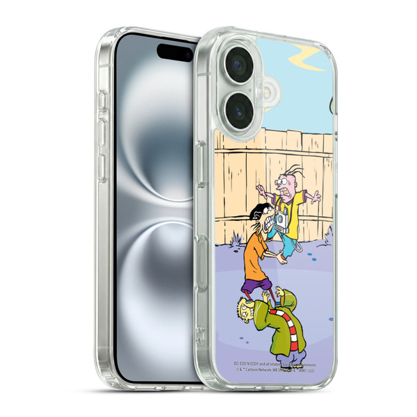 Ed, Edd, n Eddy Graphics Characters Soft Gel Case for Apple iPhone 16 & MagSafe