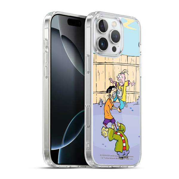Ed, Edd, n Eddy Graphics Characters Soft Gel Case for Apple iPhone 16 Pro Max & MagSafe