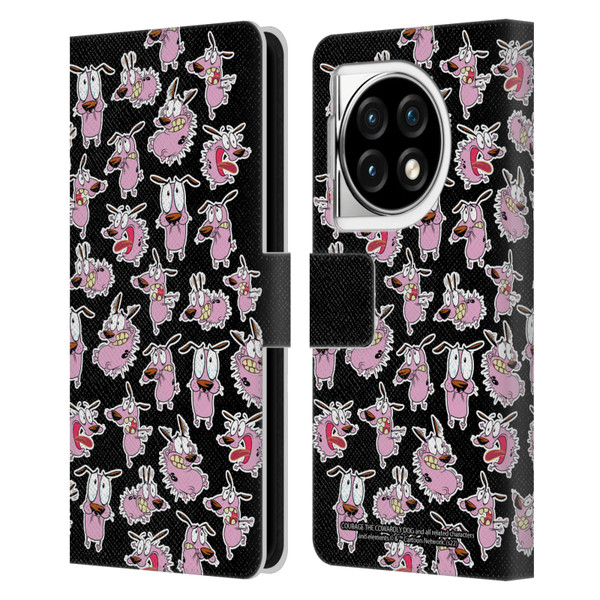 Courage The Cowardly Dog Graphics Pattern Leather Book Wallet Case Cover For OPPO OnePlus Ace 3 5G