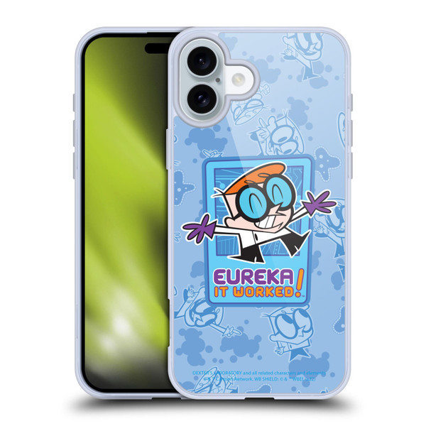 Dexter's Laboratory Graphics It Worked Soft Gel Case for Apple iPhone 16 Plus