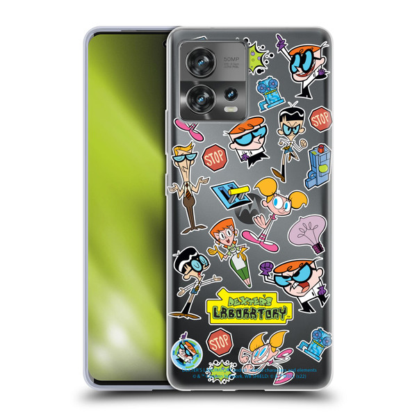 Dexter's Laboratory Graphics Icons Soft Gel Case for Motorola Moto Edge 30 Fusion