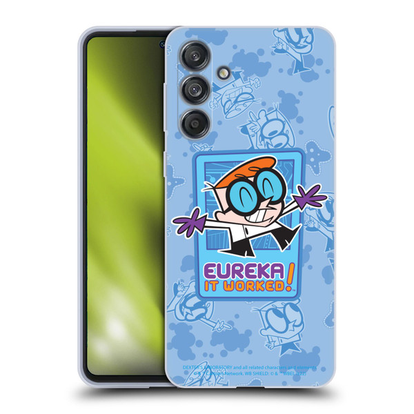 Dexter's Laboratory Graphics It Worked Soft Gel Case for Samsung Galaxy M55 5G