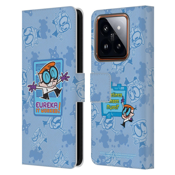 Dexter's Laboratory Graphics It Worked Leather Book Wallet Case Cover For Xiaomi 14