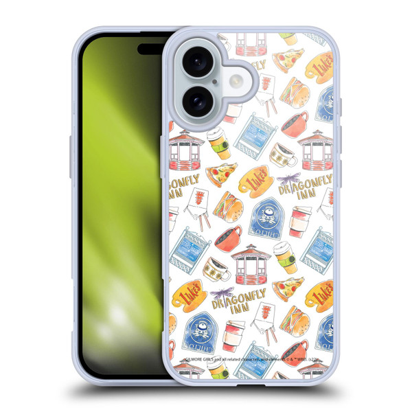 Gilmore Girls Graphics Icons Soft Gel Case for Apple iPhone 16 & MagSafe
