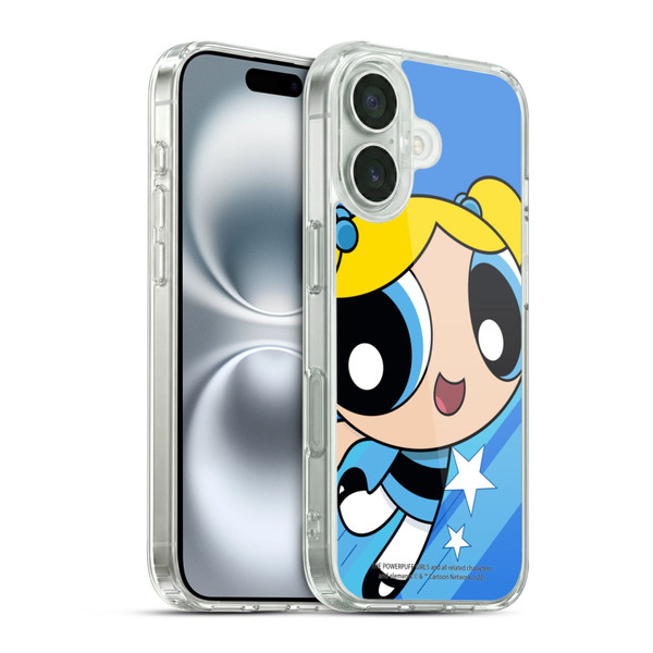 The Powerpuff Girls Graphics Bubbles Soft Gel Case for Apple iPhone 16 & MagSafe