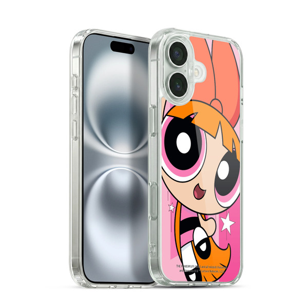 The Powerpuff Girls Graphics Blossom Soft Gel Case for Apple iPhone 16 Plus & MagSafe