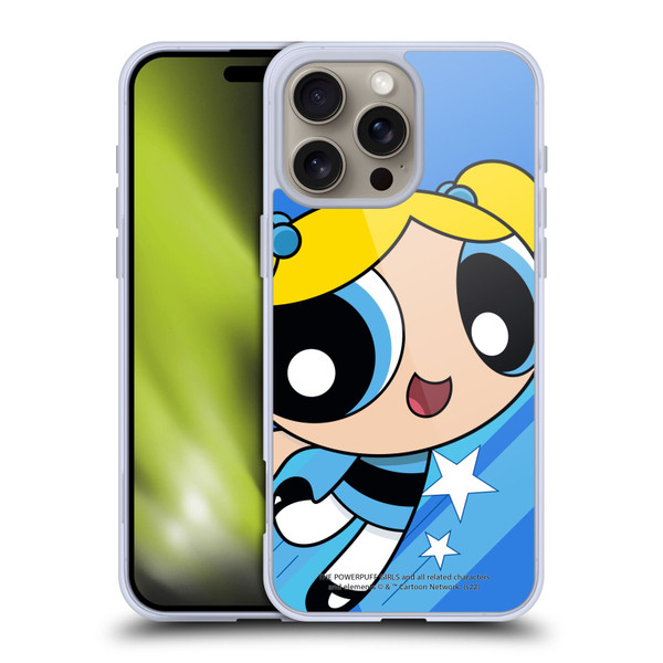 The Powerpuff Girls Graphics Bubbles Soft Gel Case for Apple iPhone 16 Pro Max & MagSafe
