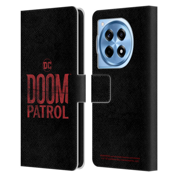 Doom Patrol Graphics Logo Leather Book Wallet Case Cover For OnePlus 12R
