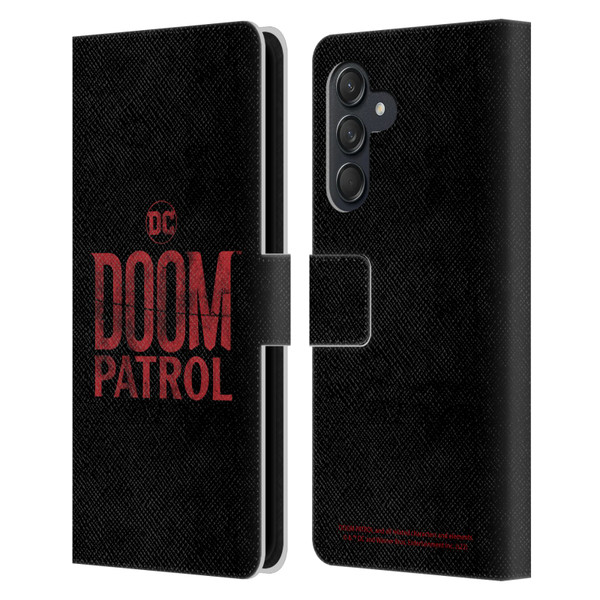 Doom Patrol Graphics Logo Leather Book Wallet Case Cover For Samsung Galaxy M55 5G