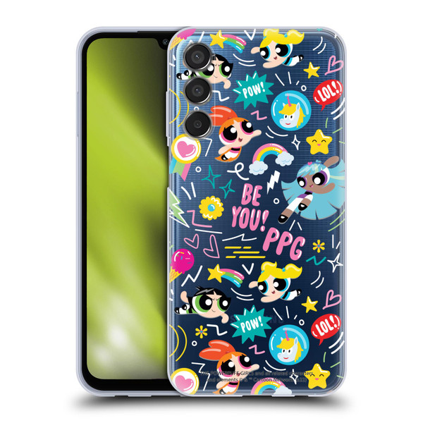 The Powerpuff Girls Graphics Icons Soft Gel Case for Samsung Galaxy M15/F15 5G
