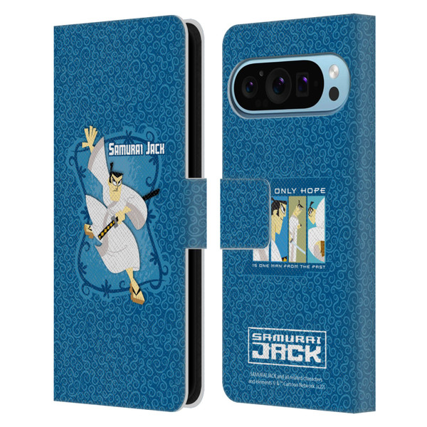 Samurai Jack Graphics Character Art 1 Leather Book Wallet Case Cover For Google Pixel 9 / Pixel 9 Pro