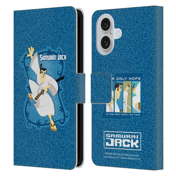 Samurai Jack Graphics Character Art 1 Leather Book Wallet Case Cover For Apple iPhone 16